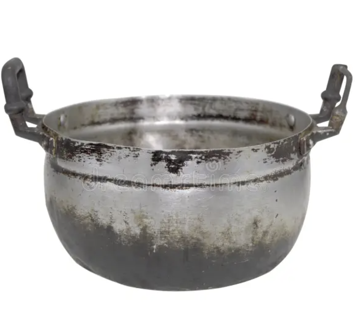 Antes: cocina con utensilios que no rinden